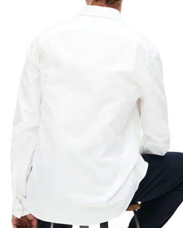 לקוסט-LACOSTE LONG MEN SHIRT – WHITE (2)