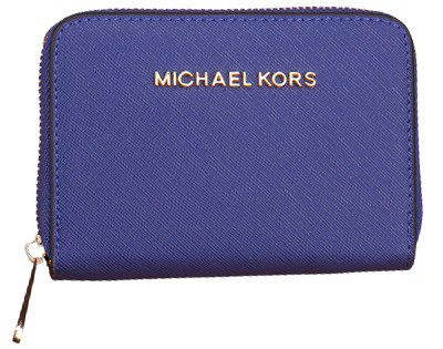 מייקל קורס-MICHAEL KORS WALLET-Navy Blue