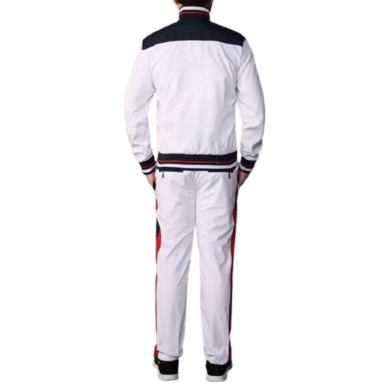 ראלף לורן-RALPH LAUREN SUIT MEN'S- WHITE BLACK & RED