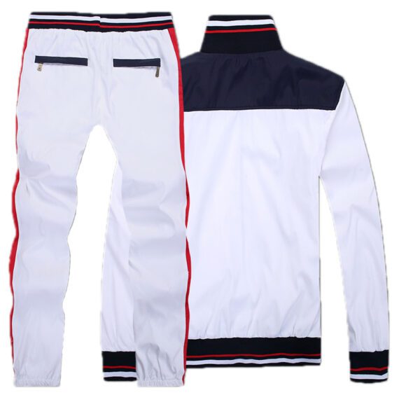 ראלף לורן-RALPH LAUREN SUIT MEN'S- WHITE BLACK & RED