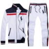 ראלף לורן-RALPH LAUREN SUIT MEN'S- WHITE BLACK & RED