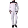ראלף לורן-RALPH LAUREN SUIT MEN'S- WHITE BLACK & RED