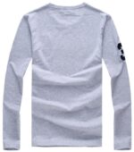 ראלף לורן-RALPH LAUREN TSHIRT MEN'S LONG - GRAY