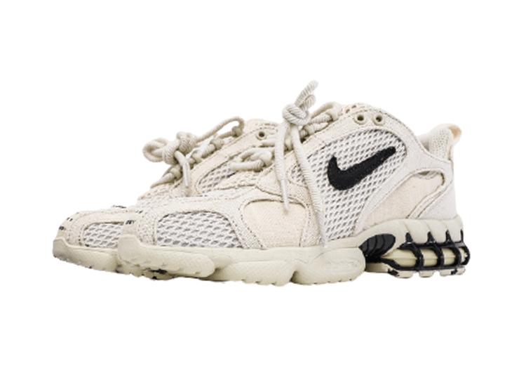 Nike x Stussy Air zoom- Gray & Black Logo (1)