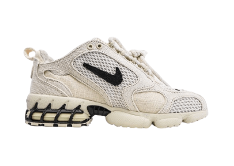 נעליי נייק-Nike x Stussy Air zoom- Gray & Black Logo