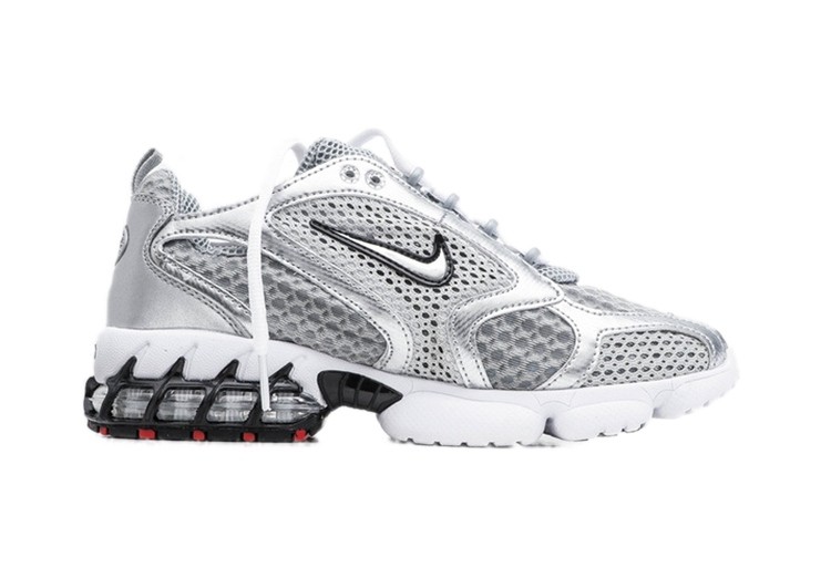 נעליי נייק-Nike x Stussy Air zoom- Silver & Black