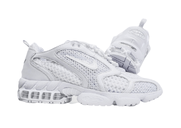 נעליי נייק-Nike x Stussy Air zoom - White