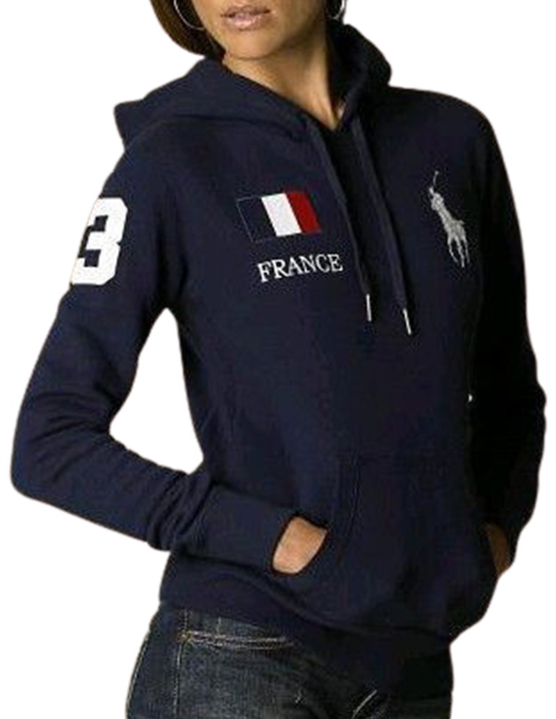 ראלף לורן-RALPH LAUREN HOODIES WOMEN'S - Black