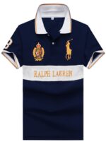 ראלף לורן-RALPH LAUREN POLO TSHIRT MEN'S SHORT DESGIN - Blue Whale