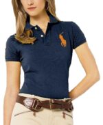 ראלף לורן-RALPH LAUREN POLO TSHIRT SHORT WOMEN - Lucky Point & ORG Logo