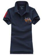 ראלף לורן-RALPH LAUREN POLO TSHIRT SHORT WOMEN - Nave Blue