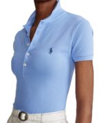 ראלף לורן-RALPH LAUREN POLO TSHIRT SHORT WOMEN - Sky Blue