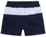 ראלף לורן-RALPH LAUREN SWIM BEACH SHORT MEN'S - Navy Blue & White
