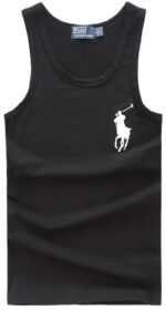 ראלף לורן-RALPH LAUREN VEST MEN - BLACK & WHITE LOGO