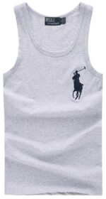 ראלף לורן-RALPH LAUREN VEST MEN - GRAY & BLACK LOGO