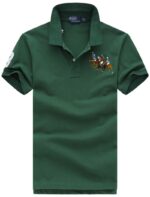 ראלף לורן-RALPH LAUREN POLO TSHIRT SHORT BIG PONY MEN'S - Green
