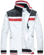 ראלף לורן-RALPH LAUREN POLO JACKET MEN - WHITE BLACK & RED