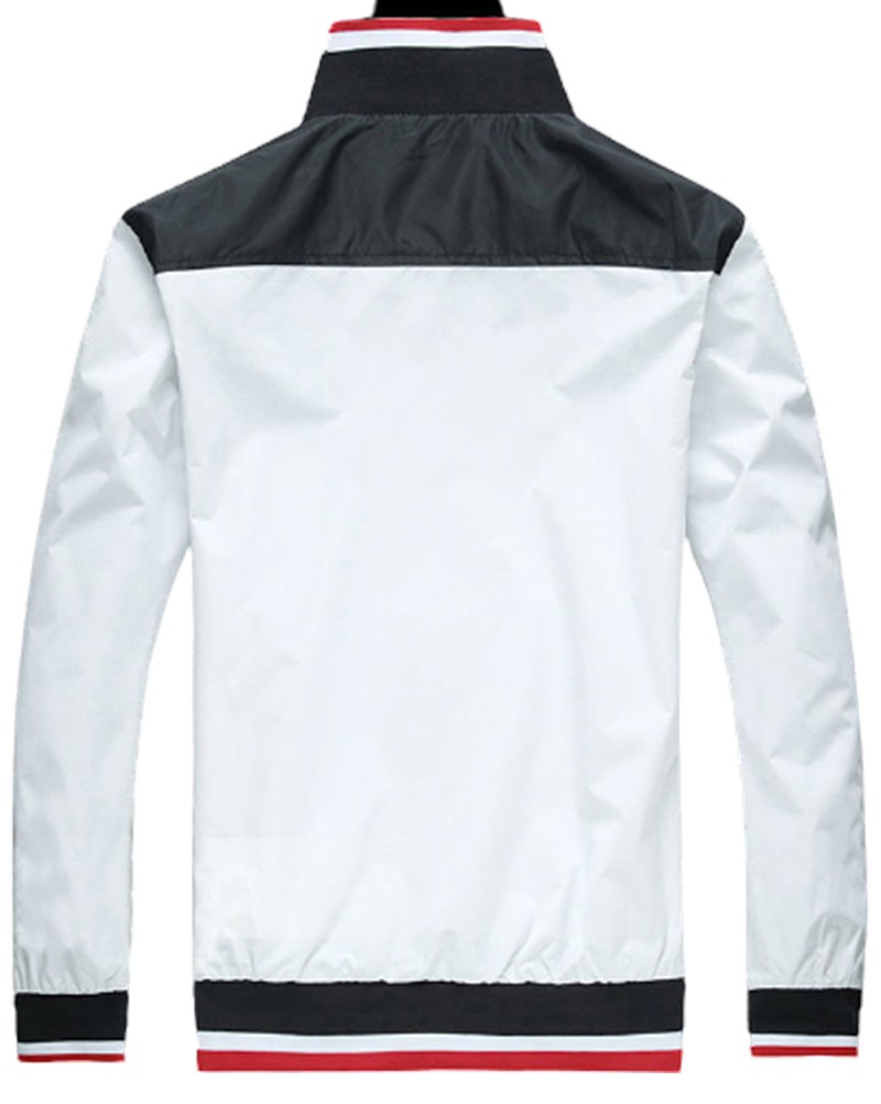 ראלף לורן-RALPH LAUREN POLO JACKET MEN – WHITE BLACK & RED (2)