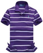 ראלף לורן-RALPH LAUREN POLO TSHIRT MEN'S SHORT DESGIN - Kingfisher Daisy & White