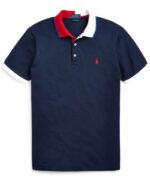 ראלף לורן-RALPH LAUREN POLO TSHIRT MEN'S SHORT DESGIN - Navy Blue