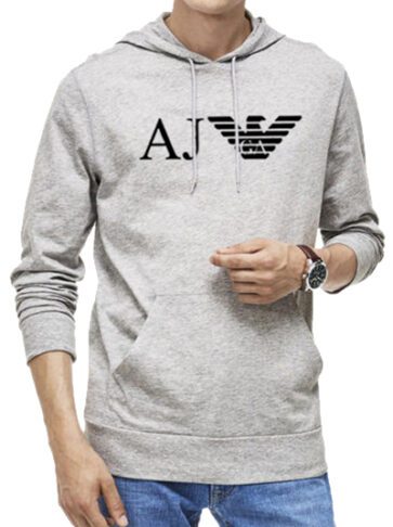 ארמני-ARMANI HOODIES MEN'S- Gray