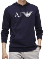 ארמני-ARMANI HOODIES MEN'S- Navy Blue