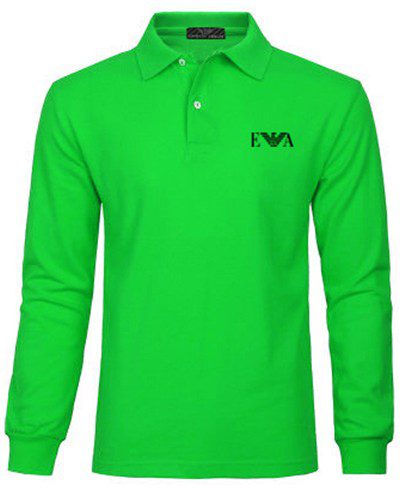 ארמני- ARMANI POLO LONG MEN'S - Malachite