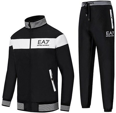 ארמני- ARMANI SUIT MEN'S - Black Russian & White