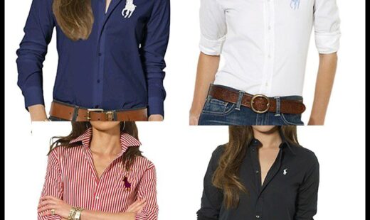 ראלף לורן-RALPH LAUREN SHIRT WOMEN – Persian Red (2) – Copy