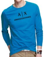 ארמני- ARMANI TSHIRT LONG MEN'S - Blue