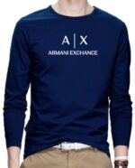 ארמני- ARMANI TSHIRT LONG MEN'S - Midnight Blue