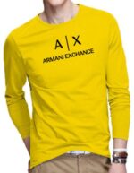 ארמני- ARMANI TSHIRT LONG MEN'S - Yellow