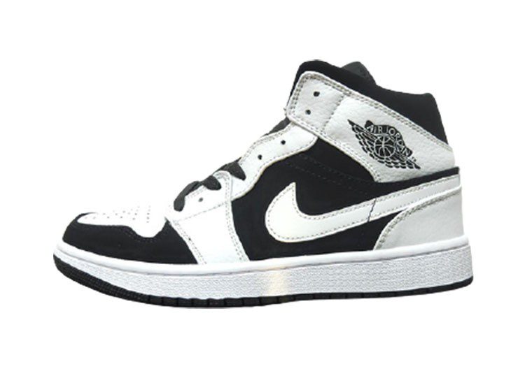 נעלי נייק-NIKE AIR MAX JORDAN HIGH - Black Russian & White Lilac
