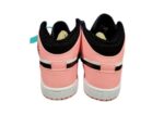 נעלי נייק-NIKE AIR MAX JORDAN HIGH - Black Sweet Pink & White