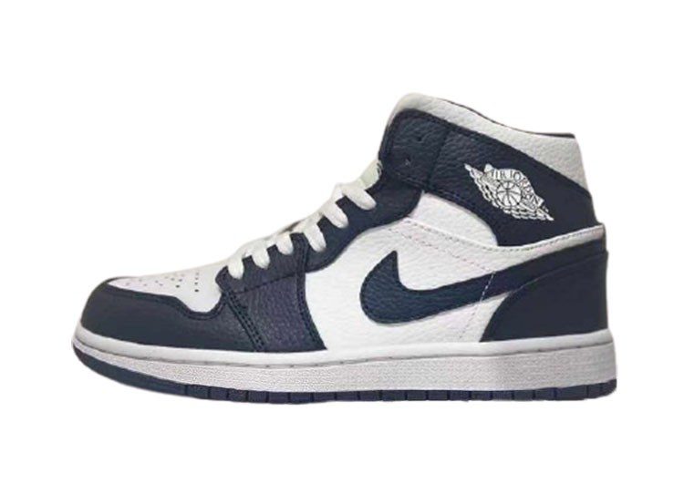 נעלי נייק-NIKE AIR MAX JORDAN HIGH - Gainsboro & Midnight