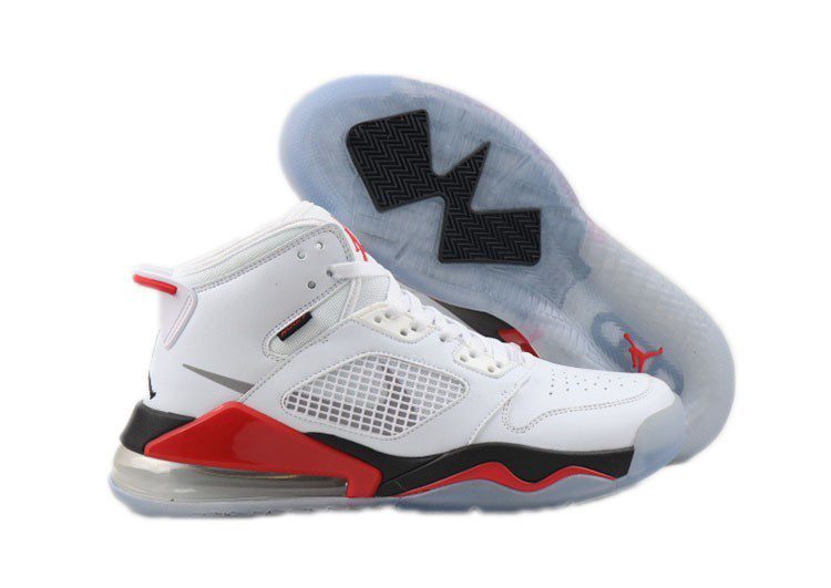 עלי נייק-NIKE JORDAN MARS - White Black & Red