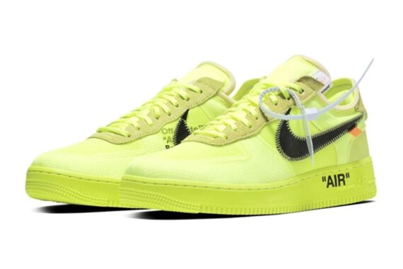 נעלי נייק-Nike Air Force 1 Low Black Yellow