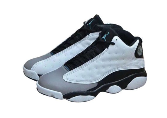 נעלי נייק-Air Jordan 13 He Got Game -White Gray & Black