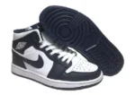 נעלי נייק אייר ג'ורדן גבוהות 1 צבע כחול לבן-Nike Air Jordan 1 High