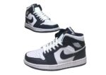 נעלי נייק אייר ג'ורדן גבוהות 1 צבע כחול לבן-Nike Air Jordan 1 High