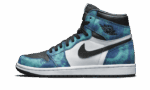 נעלי נייק אייר ג'ורדן גבוהות 1 צבע כחול טאי דאי-Nike Air Jordan 1 High