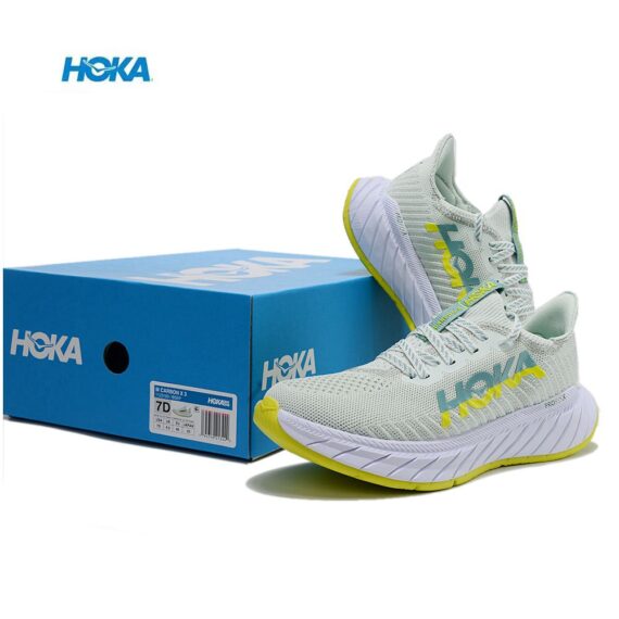 נעלי הוקה-HOKA ONE ONE CARBON X3 Light Gray