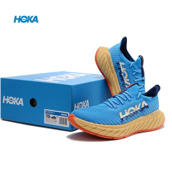 נעלי הוקה-HOKA ONE ONE CARBON X3 Blue