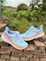נעלי הוקה-HOKA ONE ONE Clifton 9 White Blue