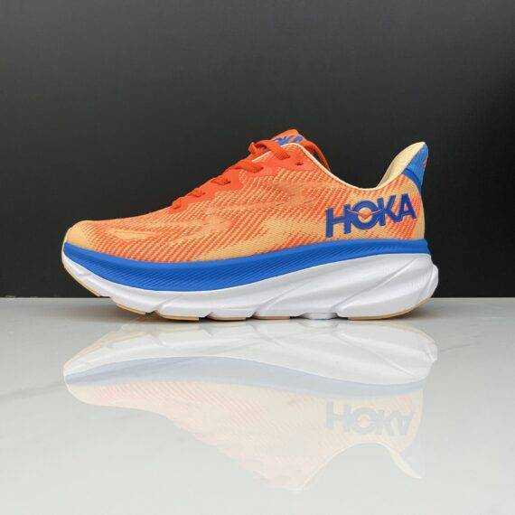 נעלי הוקה-HOKA ONE ONE Clifton 9 White ange