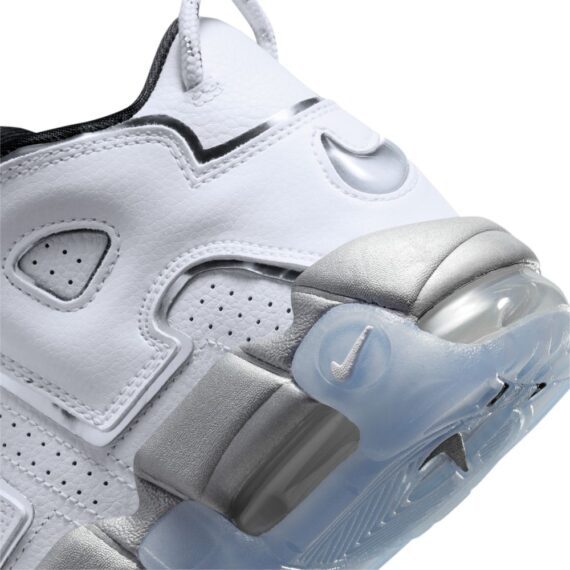 נייק אפטמפו סניקרס לגברים NIKE AIR MORE UPTEMPO '96 WHITE GREY