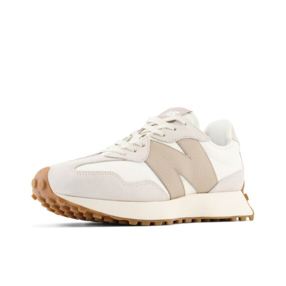 סניקרס ניו באלאנס NEW BALANCE 327 WHITE BROWN