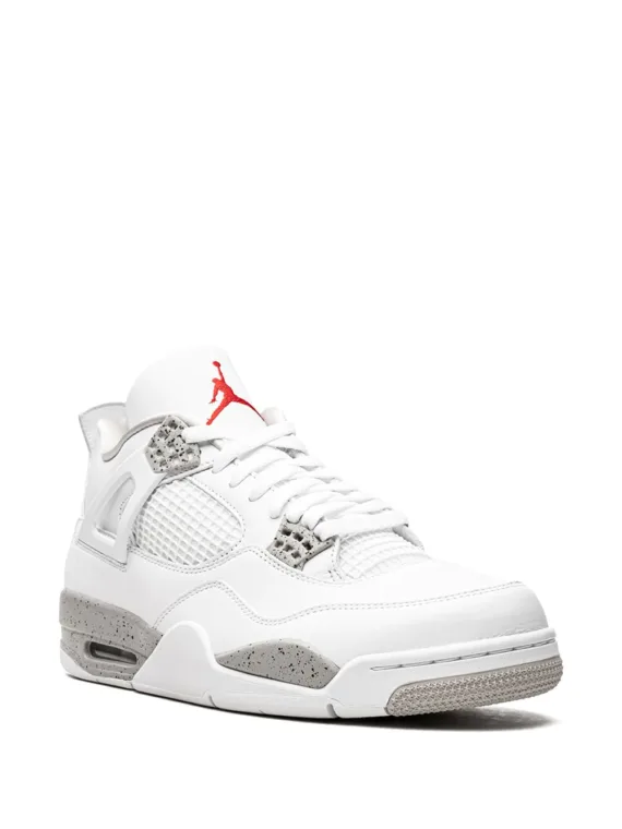 NIKEAir Jordan 4 Retro "White eo" sneakers