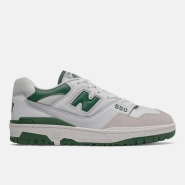 סניקרס ניו באלאנס NEW BALANCE 550 GREEN & WHITE