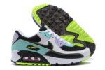 NIKE AIR MAX 90 Femme chaussures Entrainement de sport Violet Bleu Noir